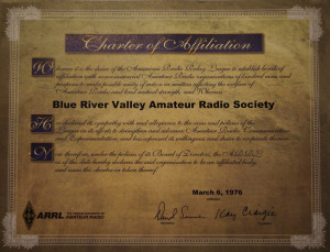 ARRL Affiliation Certificate